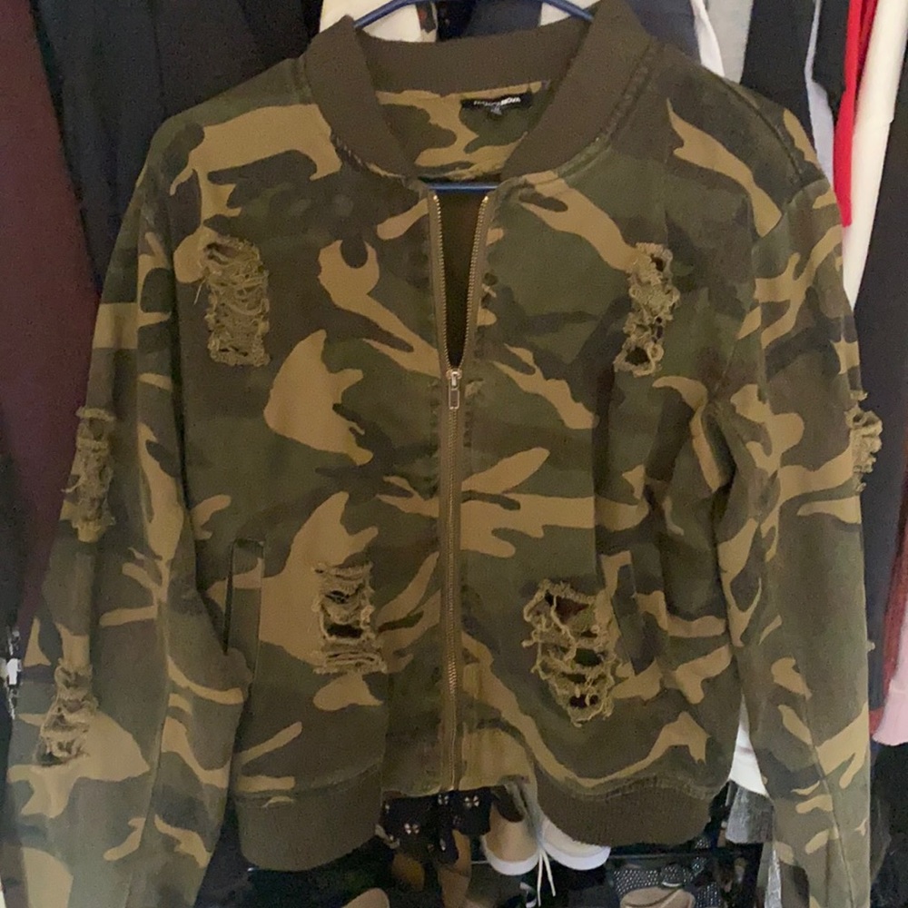 Camo Jean Jacket